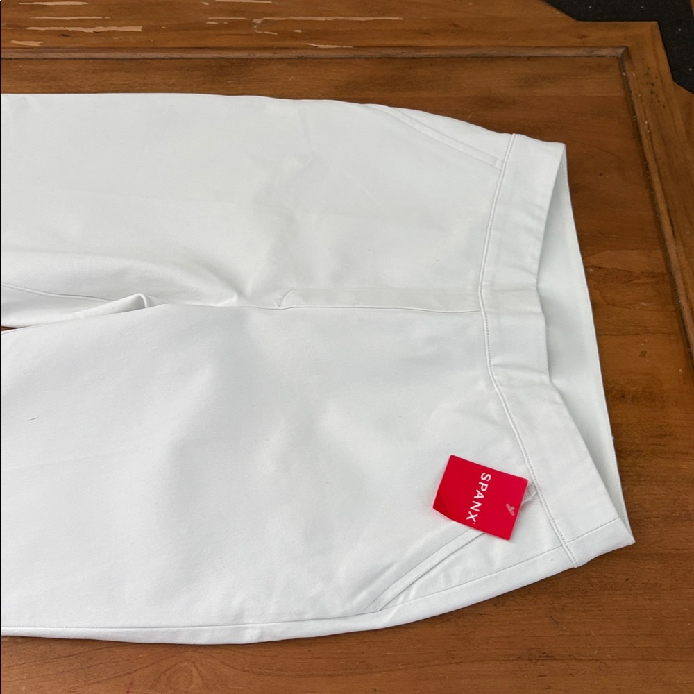 SPANX NWT White Chinos Size Medium - Picture 5 of 13